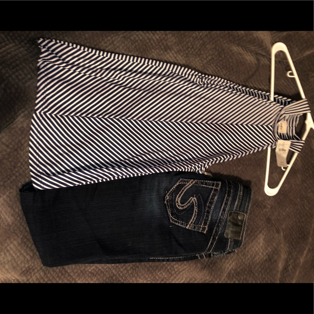 Buckle top with tags. Super cute!